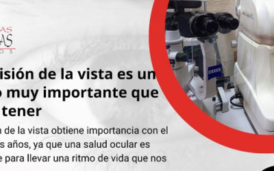 La revisión de la vista es un hábito muy importante que debes tener